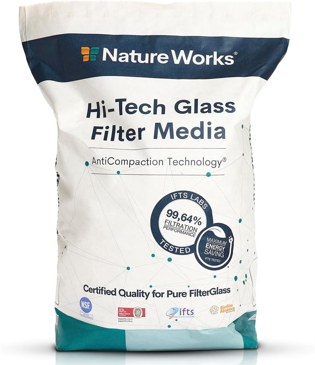 Nature Works - Hi-tech Glas filtermedium - 20kg